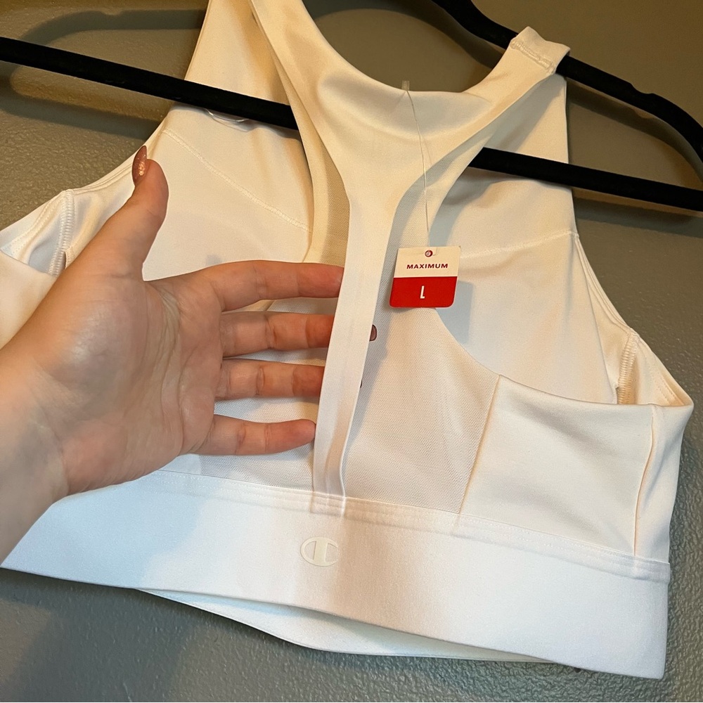 NWT Champion Sz Large Women’s Absolute Eco Moisture-wicking Sports Bra Ret $40! - Picture 9 of 12